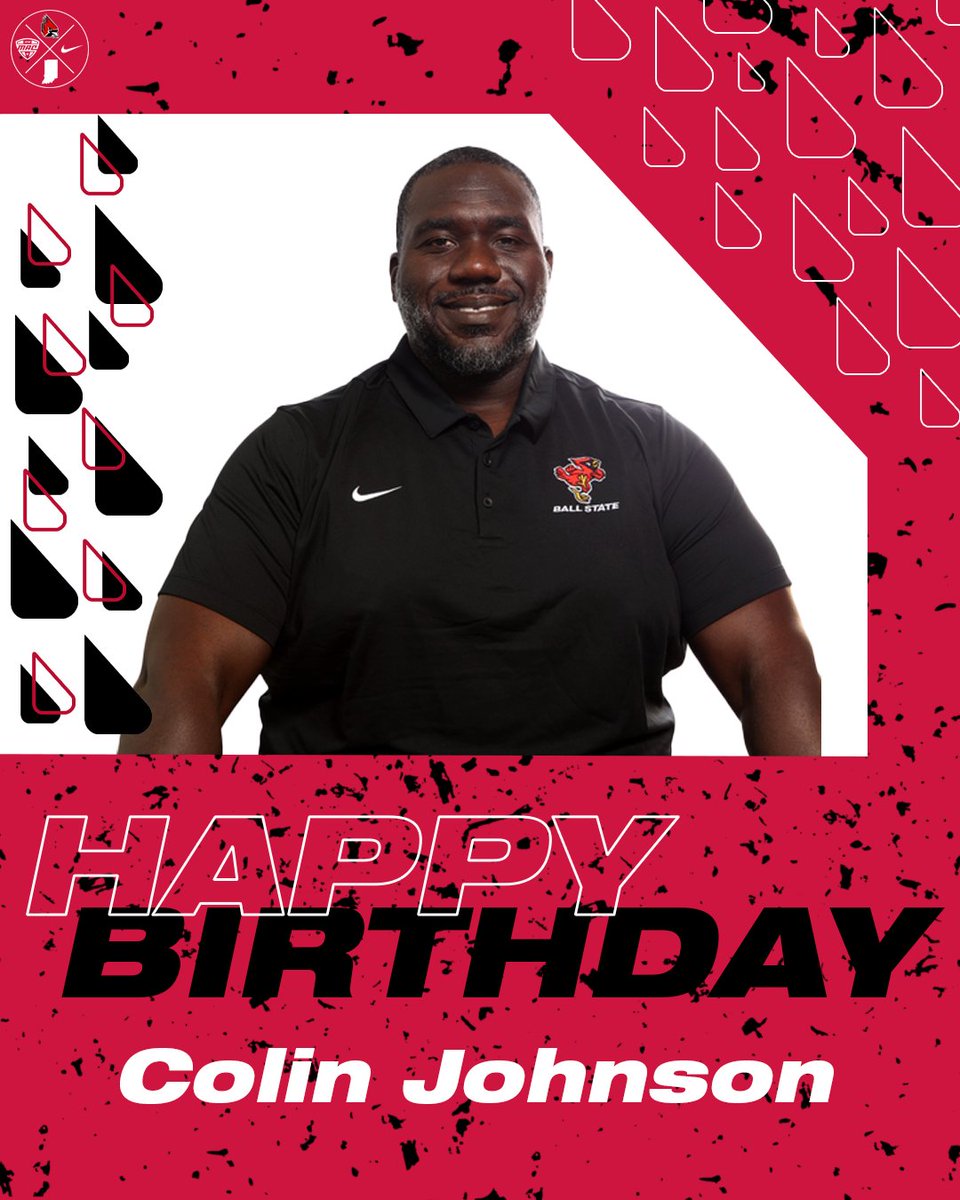 A very Happy Birthday to BSU Alum and OL Coach Colin Johnson! @CoachJohnson64