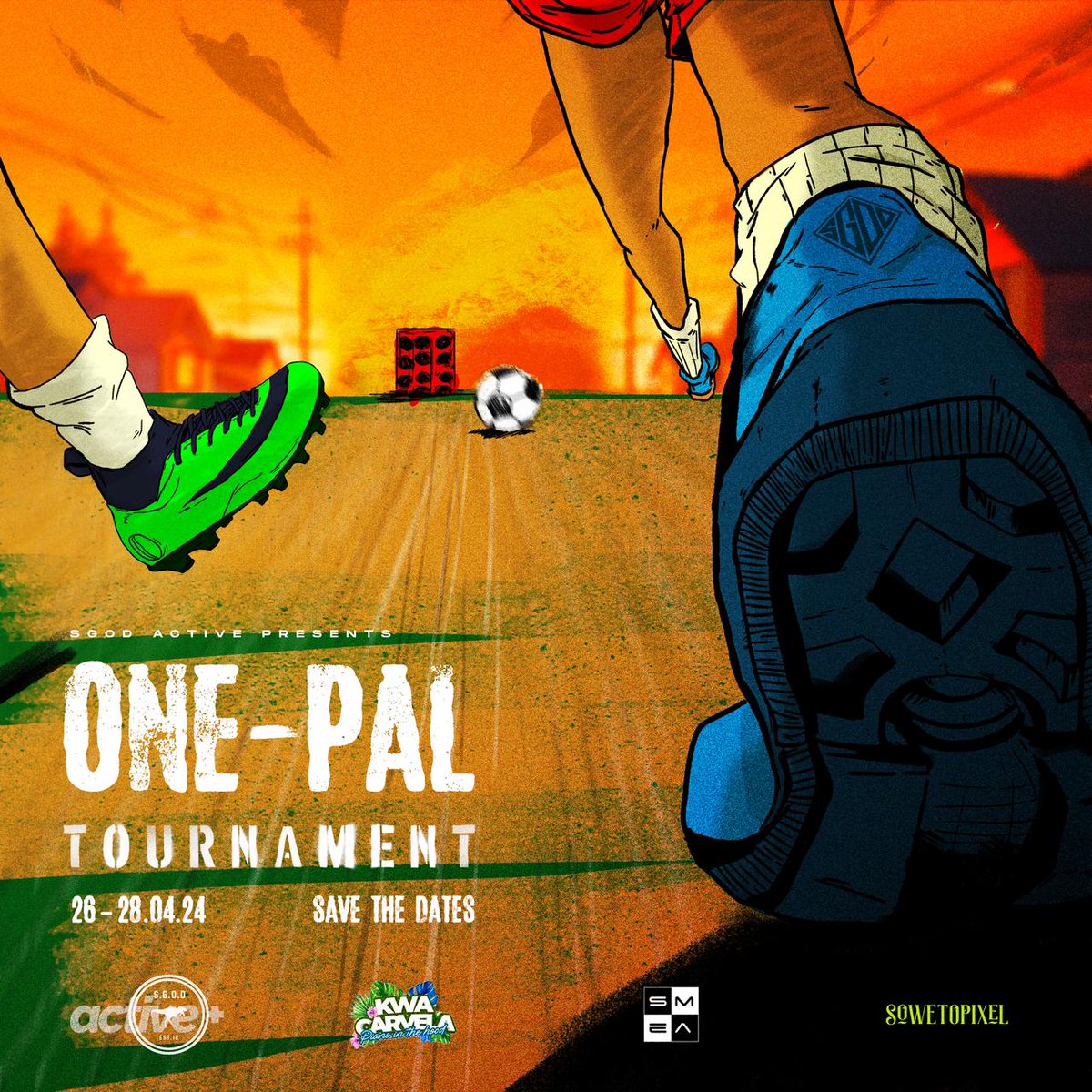 Fam I announce the return of our highly anticipated one-pal tournament <a href="/SGOD_ZA/">BELIEVE IN YOURSELF 🌐</a> 

We're thrilled to inform you that the first installment of the year is scheduled to take place from the 26th till 28th of April 2024⚽️Save the date

Follow us on Instagram👇🏼
instagram.com/sgodactive_