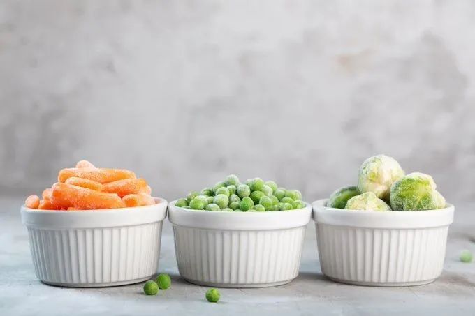 Frozen fruits and #vegetables generally have less pesticide residue due to the cleaning & prep work they undergo before freezing. #health #healthyeating