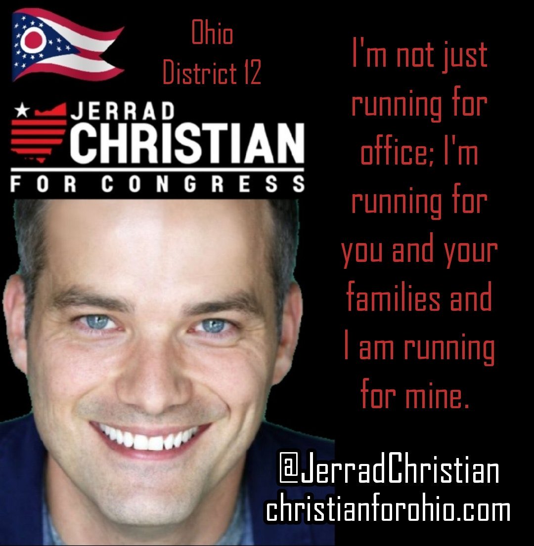 @JerradChristian #RepublicansCantGovern If we want a functional government working for the people, we need the kind of rep @JerradChristian will be when #OH12 elects him to the US House!