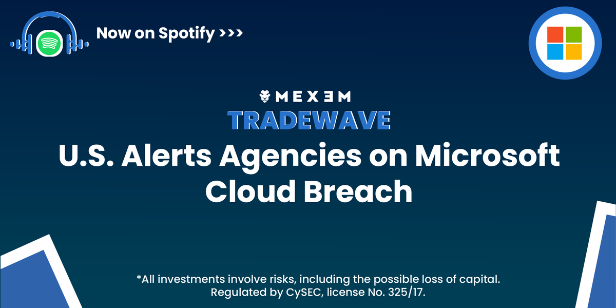 🔐 CISA alerts federal agencies: Tighten Microsoft ( $MSFT ) cloud security after possible breach by Russian hackers. 

🎧Listen now: open.spotify.com/episode/0DPJpP…

#CISA #Microsoft #MicrosoftCloud <a href="/Microsoft/">Microsoft</a> <a href="/CISACyber/">CISA Cyber</a> #CISACYBER #TradeWave