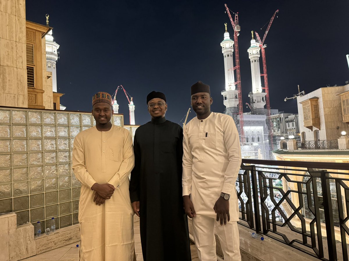 Many thanks for the visit and the time spent together. We are very proud of both of you while praying to the Almighty Allah to continue to integrate your positions in both worlds. #Makkah