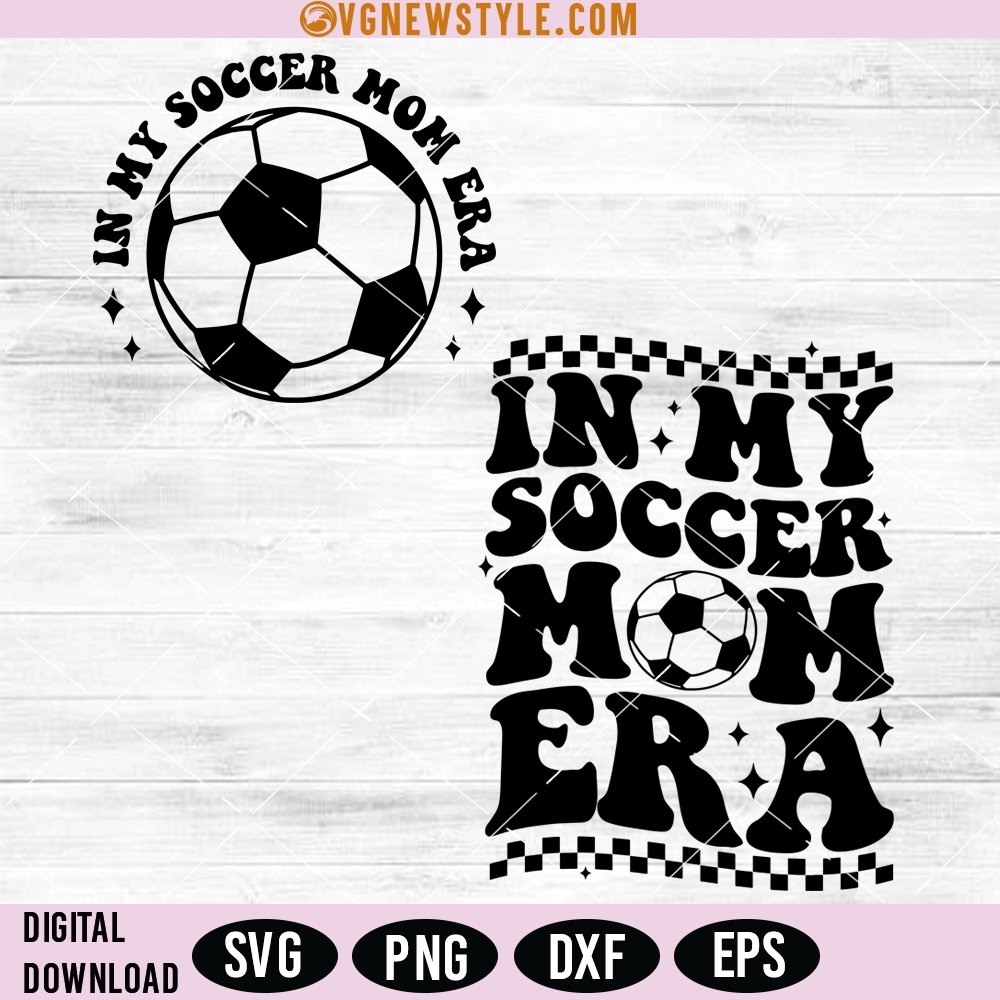 In My Soccer Mom Era Svg, Png, Silhouette, Digital Downloads svgnewstyle.com/in-my-soccer-m…