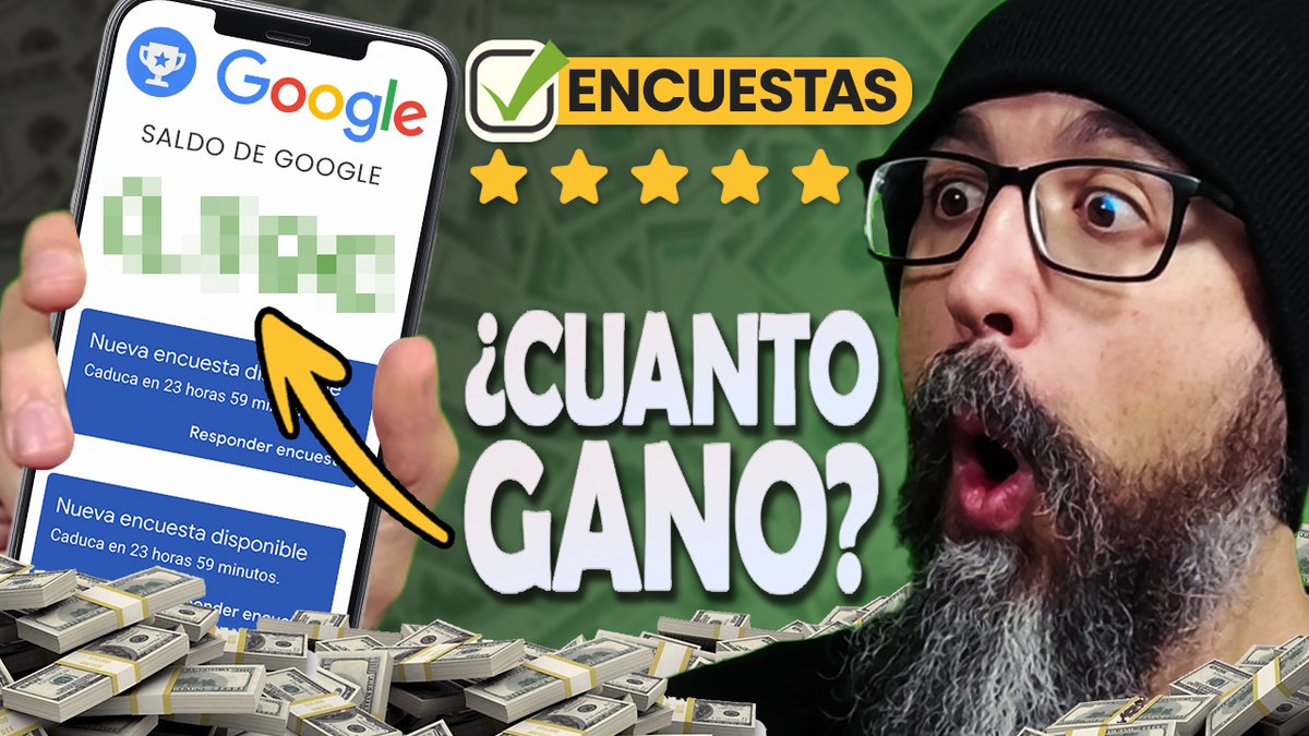 Google tiene una APP que te paga por rellenar encuestas 🏆 Google Opinion Rewards Y hoy la he probado para ver si es verdad que se puede ganar dinero con ella ➜ youtu.be/D67cvhLYuX8 ¡Espero que te sea de ayuda!