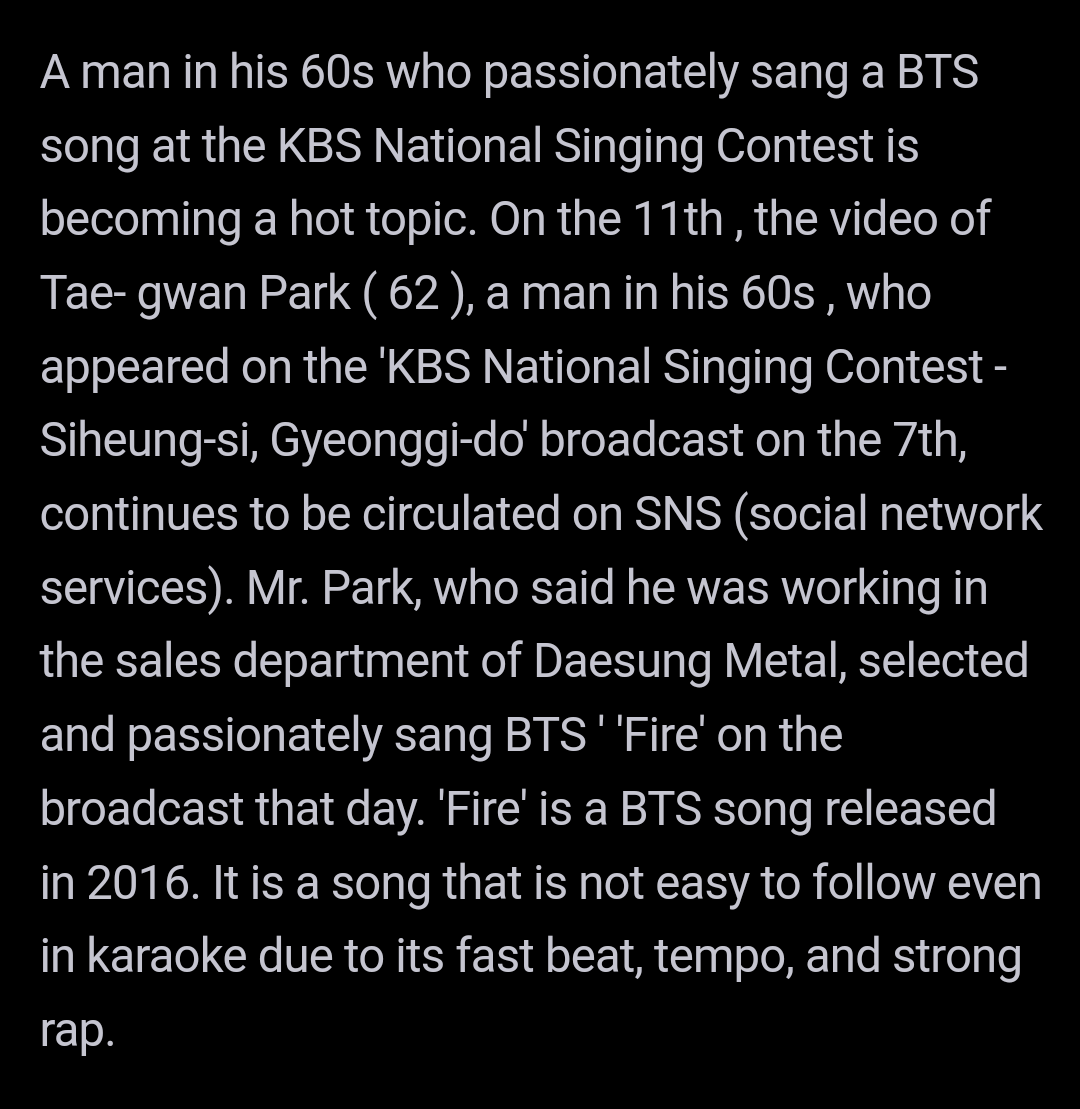 100 bucks says that the boys would not only find this cool but would be more than enthusiastic to meet him in the future. And when we say that these 7 are loved by ppl of all ages & gender in SK...not just their fandom, where's the lie? 🥹 #BTSARMY n.news.naver.com/article/008/00…