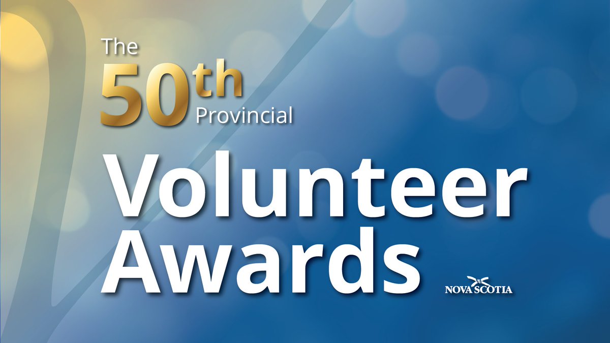 People can now nominate outstanding Nova Scotians for the annual Provincial Volunteer Awards to recognize the contribution of volunteers to organizations and communities news.novascotia.ca/en/2024/04/12/…