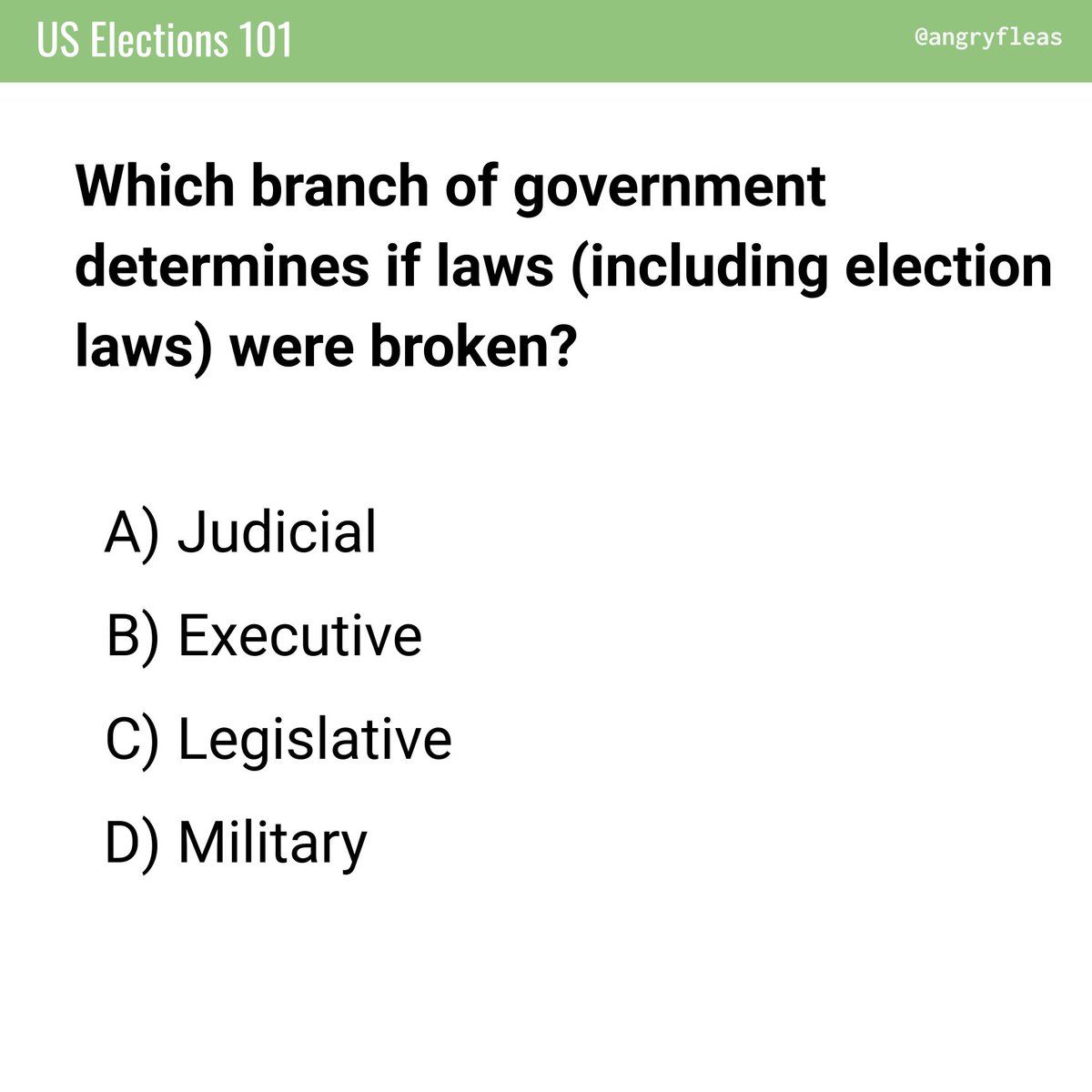 1/9 🟩 TEST: Test your knowledge of civics & elections. #quiz #thread