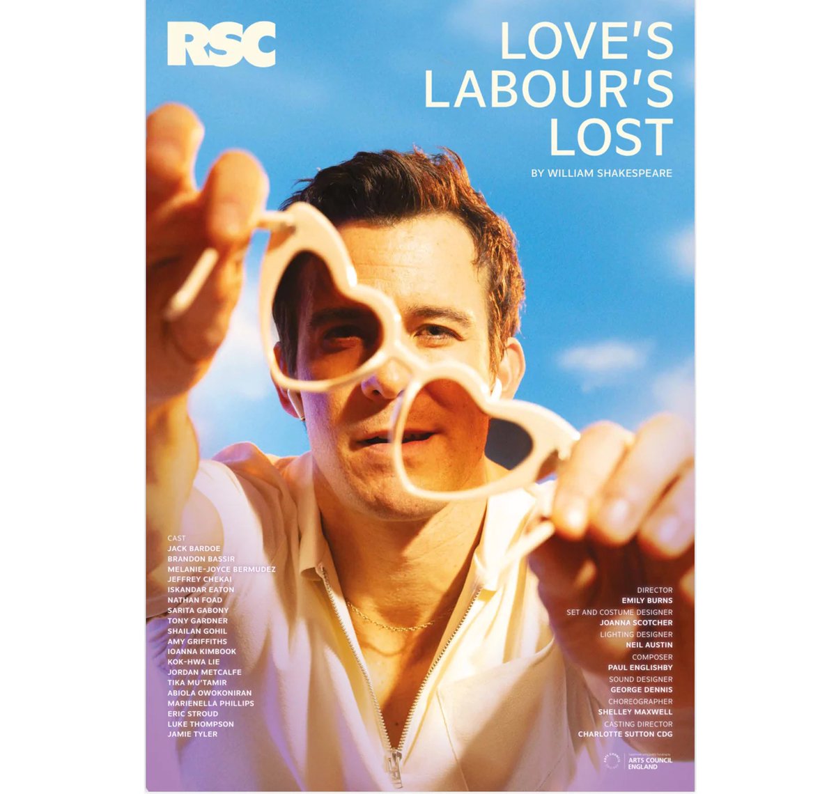 Paul Englishby has scored the new production of Love’s Labour’s Lost. Directed by Emily Burns in her @thersc debut, this sharp, playful and refreshingly contemporary take on Shakespeare’s vibrant comedy is playing at Royal Shakespeare Theatre, Stratford until 18 May.