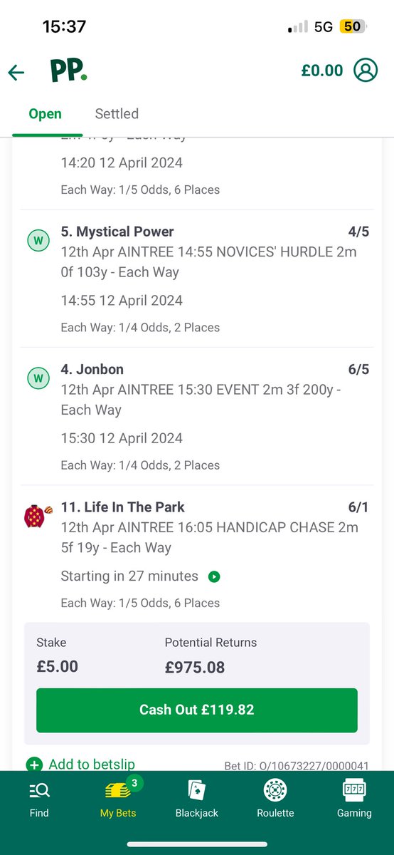 mcfcadam10's tweet image. Do I cash or have faith in Life In The Park?