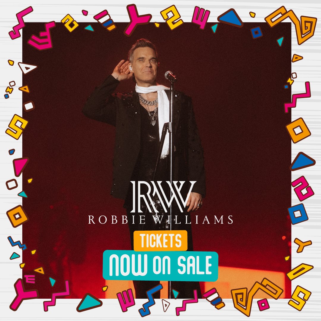 📣 Did you hear?! Tickets for the one and only, @RobbieWilliams are on sale! Grab yours tix now 🎫 → calabashsouthafrica.co.za #CalabashSA25 #CalabashSouthAfrica #RobbieWilliams #CalabashSA25RobbieWilliams