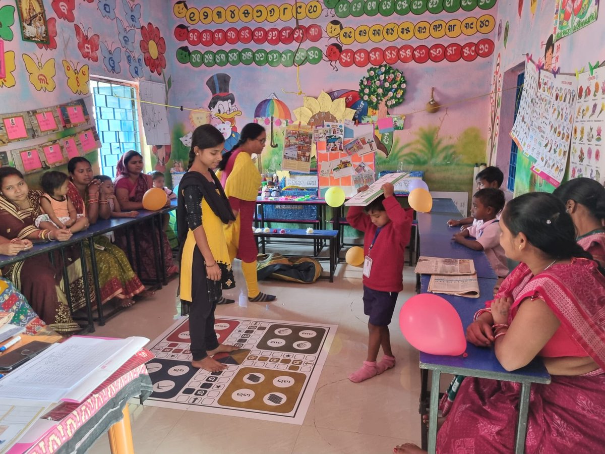 Under #jswfoundation supported project, #EarlyChildhoodCareEducation (ECCE) Melas for children and parents in Rengali block of Sambalpur district, Odisha were organised by CINI during February 2024. The theme of the Melas was 'Guiding Today’s Parents for Tomorrow’s Learning,'