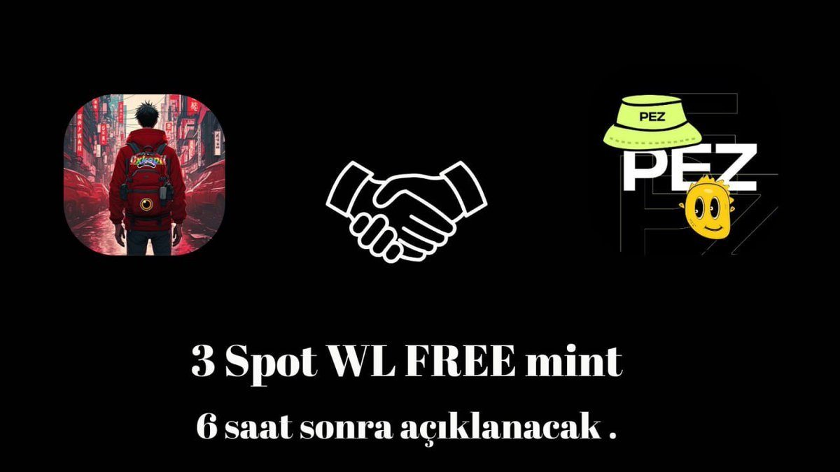 Brother 0xkopil (@0xkopil) on Twitter photo 🔹#zkSync ağındaki NFT projesi olan @hieepez zkmarkets üzerinde freemınt şansı sizler için 3 adet FREEMINT aldım.
🔹 Katılmak için aşağıdaki adımları takip edin:
🔹 Beni <a href="/0xkopil/">Brother 0xkopil</a>, 'i ve @hieepez edin (zorunlu).
🔹 RT yapın (zorunlu).
🔹Yoruma zksync cüzdan bırakın 👇 🔹#zkSync ağındaki NFT projesi olan @hieepez zkmarkets üzerinde freemınt şansı sizler için 3 adet FREEMINT aldım.
🔹 Katılmak için aşağıdaki adımları takip edin:
🔹 Beni <a href="/0xkopil/">Brother 0xkopil</a>, 'i ve @hieepez edin (zorunlu).
🔹 RT yapın (zorunlu).
🔹Yoruma zksync cüzdan bırakın 👇