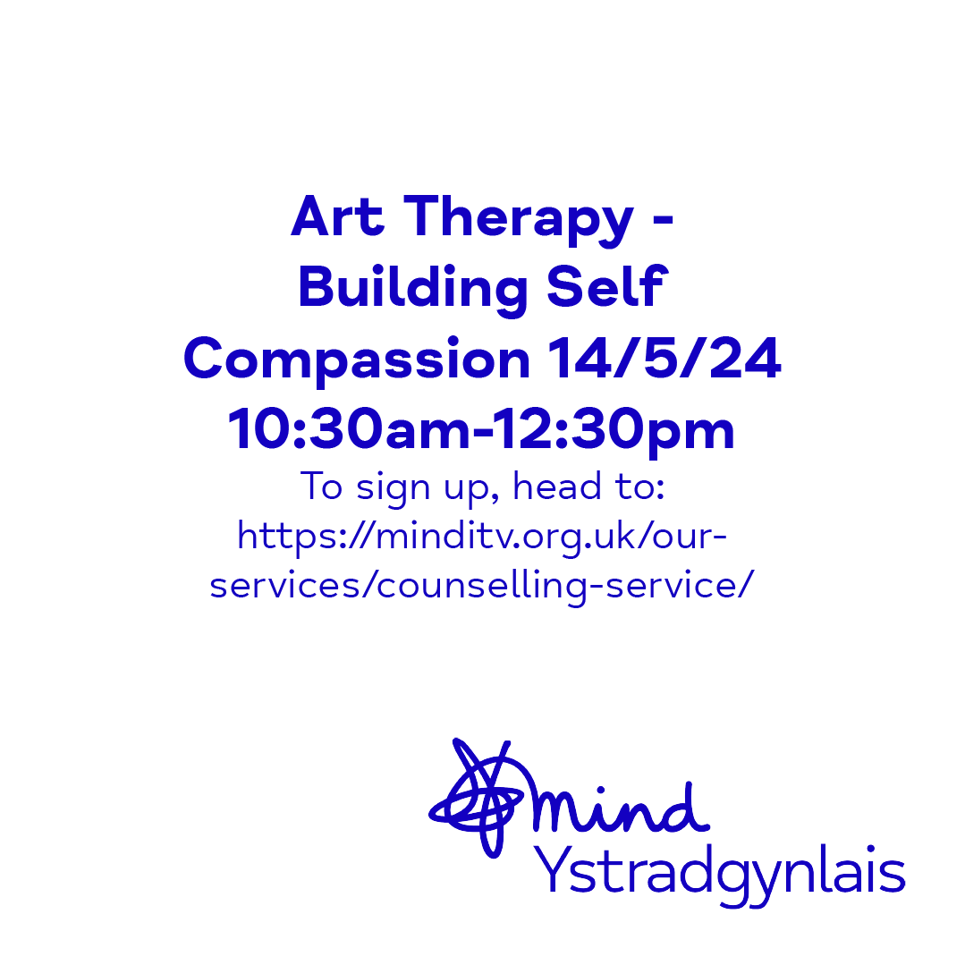 Join our next creative therapy session to be supported in building self compassion! Facilitated by our inhouse therapist! (Note: this service is at a slightly deeper therapeutic level than our workshops-so ideal for those on their healing journey) Sign up: minditv.org.uk/our-services/c…