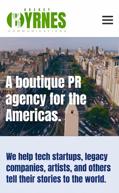 Excited to reveal our brand refresh and revised website at:  agencybyrnes.com 

#agencybyrnes