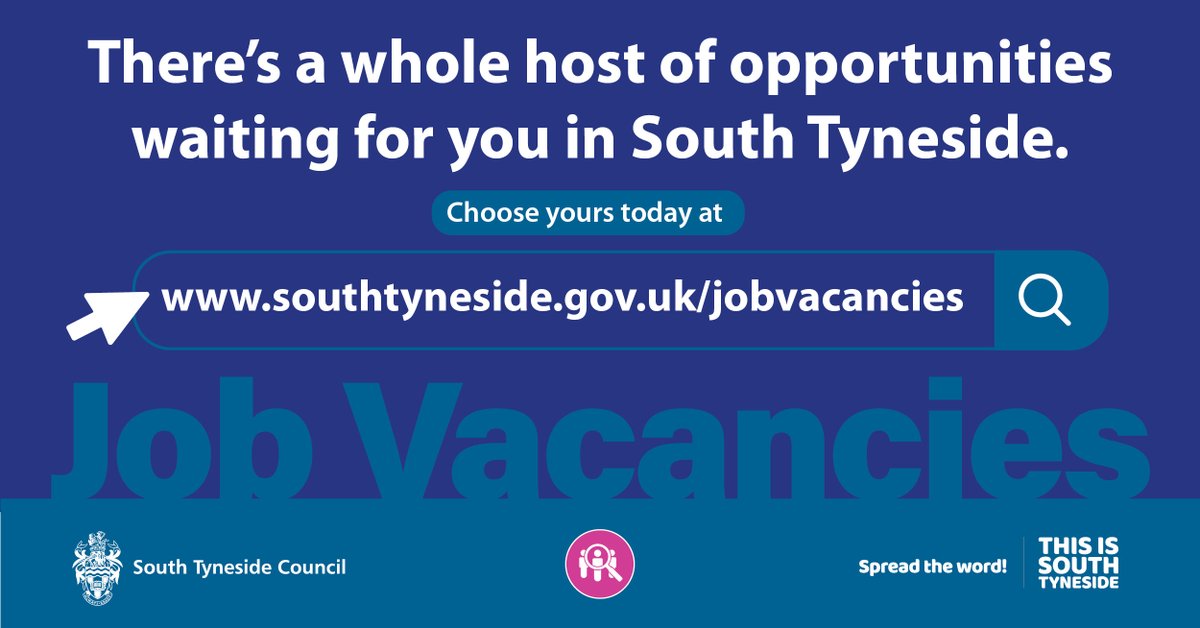 New vacancies have hit our website, check them out here: southtyneside.gov.uk/article/1013/V…