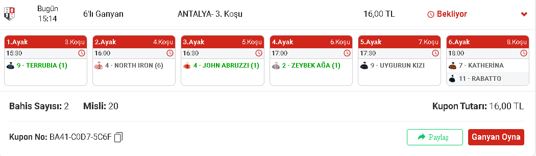 Misli kupona nasılsa olmaz diye Zeybek Ağa tek oynuyoruz normal kupona 1 numara tek oynuyoruz işte bizde böyle bi manyağız :D