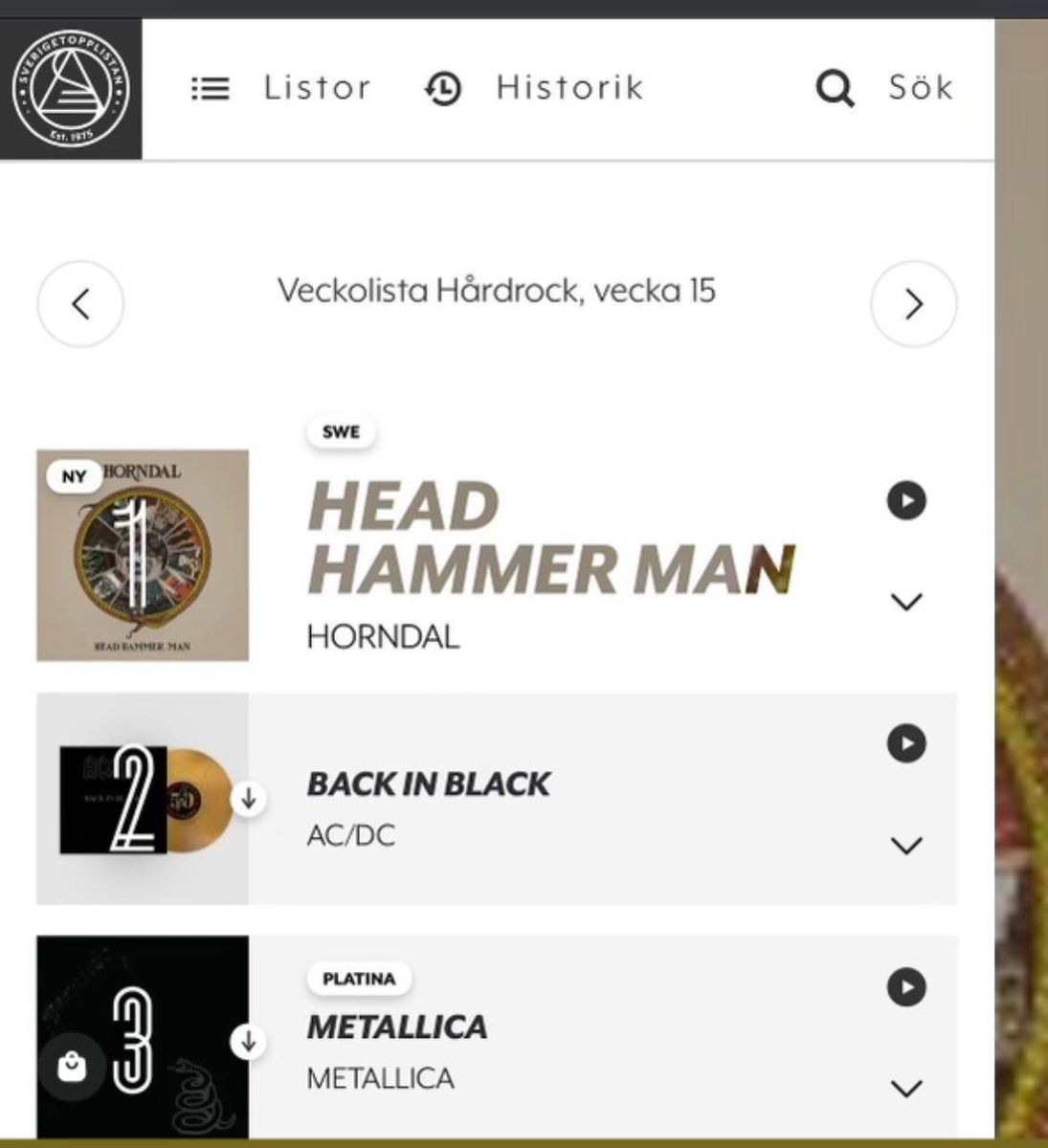 'Head Hammer Man' by <a href="/Horndal_Band/">Horndal</a> is the Number one album in Sweden this week. It was released by our long-time US client, <a href="/ProstheticRcds/">Prosthetic Records</a>.

It has been a pleasure to run the digital marketing campaign for this release.

#anothercoolthing