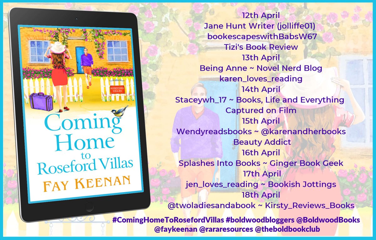 [AD-Book Review]
5*#Review #ComingHomeToRosefordVillas @faykeenan @BoldwoodBooks @rararesources I like the characters, the Somerset setting and the emotional rollercoaster romance.
instagram.com/p/C5qjPUQPGe0/
amazon.co.uk/dp/B0CN2YLJYB