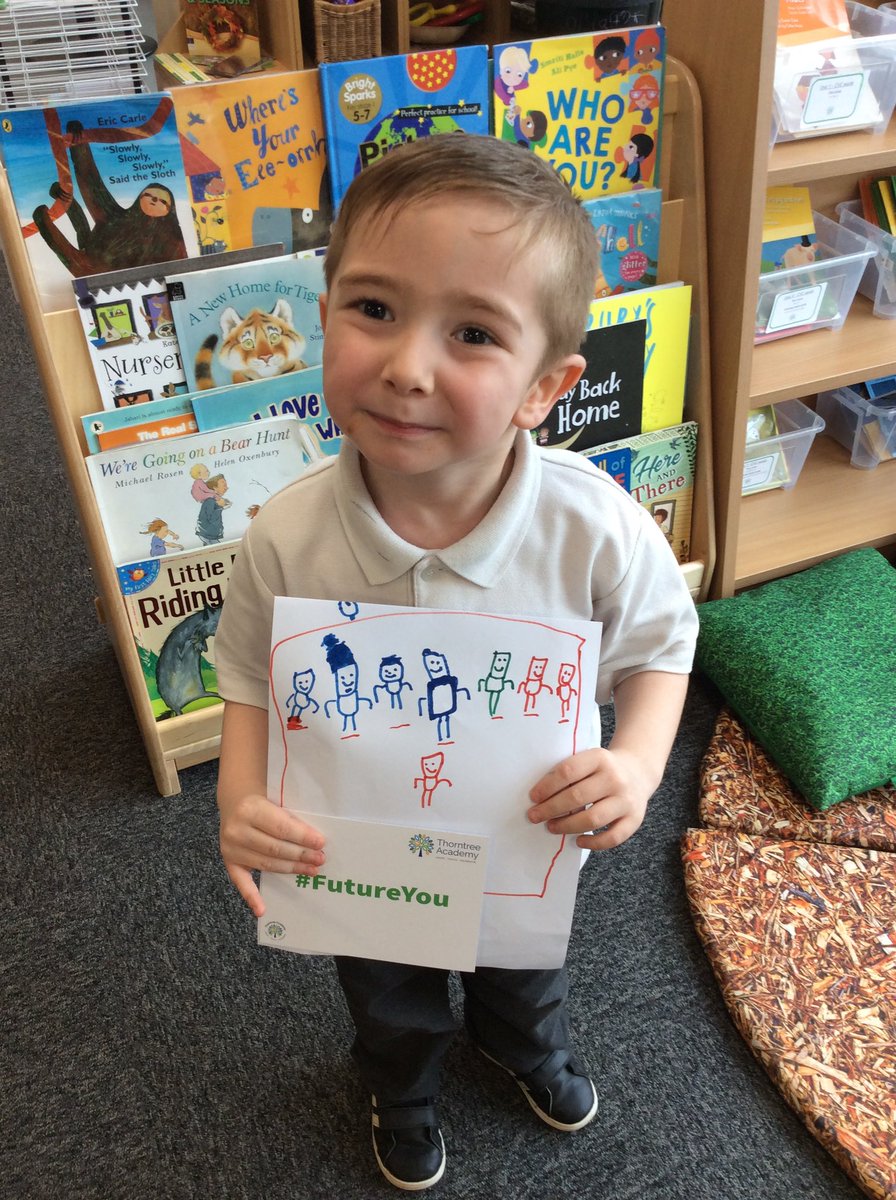 Fantastic drawing from this young man in Reception today - Well done 🙂 #learnthrivecelebrate #futureyou @extoltrust