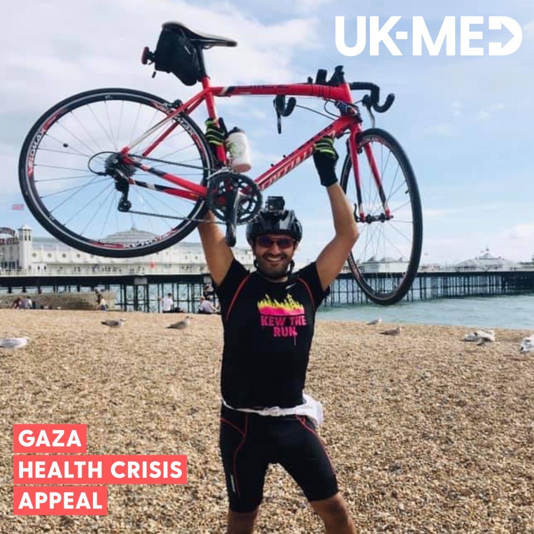 This May, Hayder will be taking on an amazing challenge to raise vital funds for UK-Med. Cycling 100 miles, London-Essex, Hayder is raising money to support our team in Gaza deliver their life-saving work. Thank you Hayder!! justgiving.com/page/uk-med