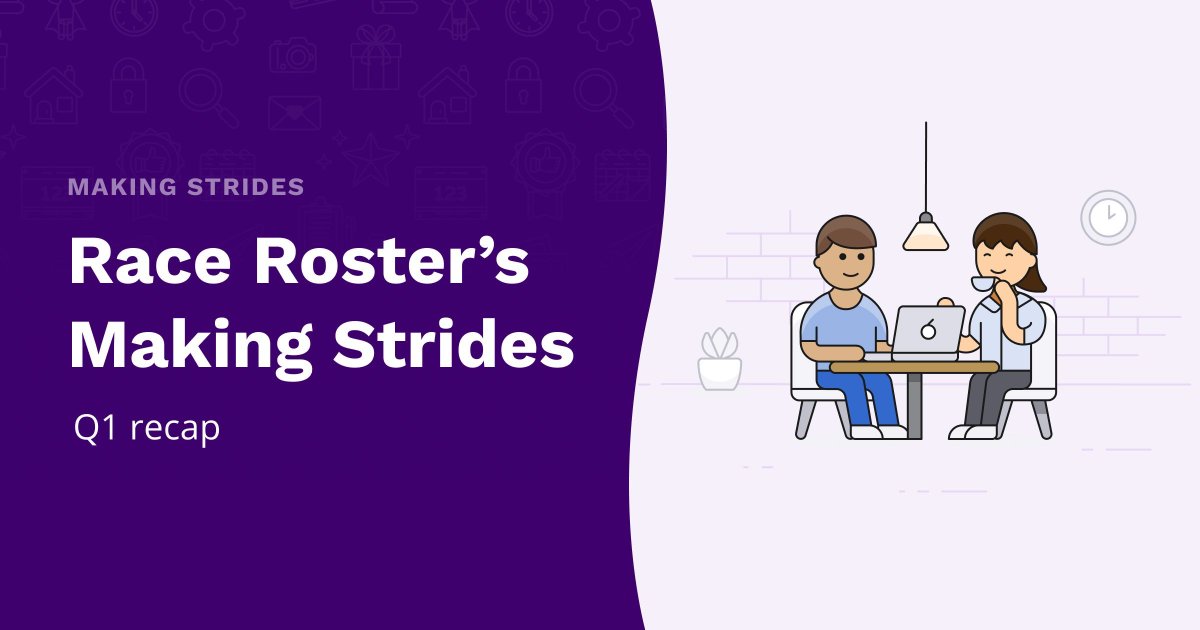 See what our team has been up to the last few months! We’re sharing our most noteworthy updates, releases, and valuable content from this past quarter! To learn more, and see all of our amazing product updates: raceroster.com/articles/makin… #RRMakingStrides