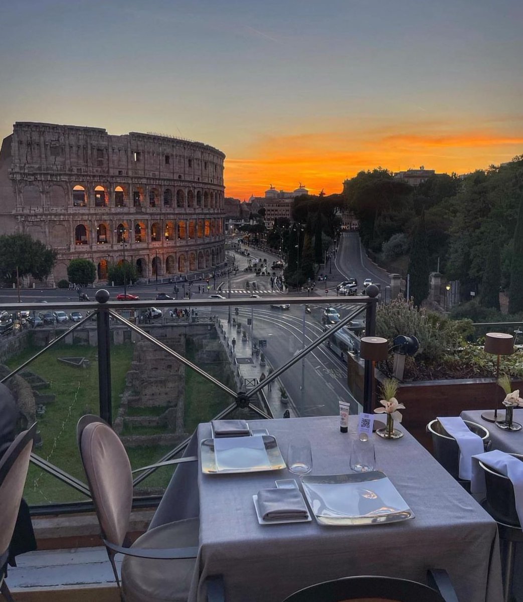 Dinner in Rome, Italy