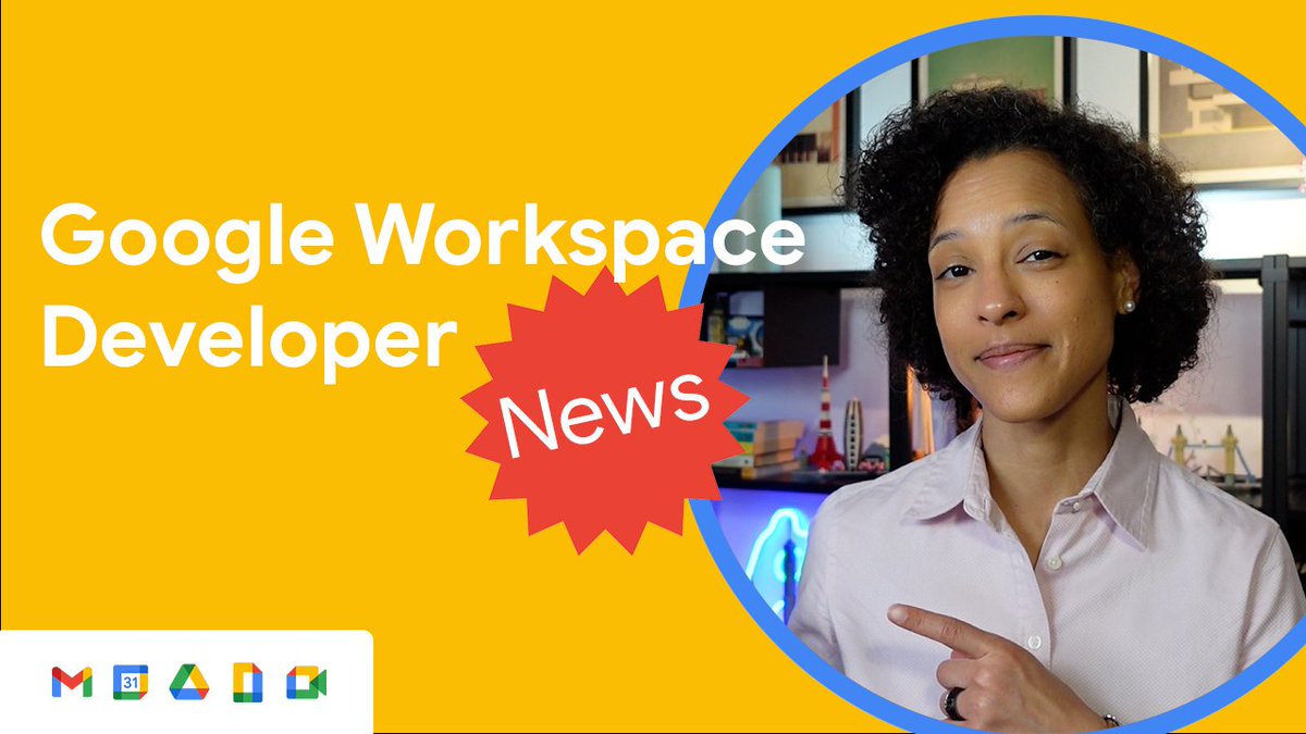 📺 Check out this month's #GoogleWorkspace Developer News video to learn more about the Dialogflow CX and Google Chat API integration, which allows for Chat apps that respond to natural language, and more! → goo.gle/4aMzNww