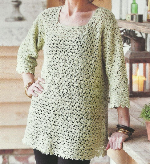 DDCrochetDesign's tweet photo. Summer Style Crochet Kaftan Tunic 💚
Effortlessly chic, this lovely top is the ultimate addition to your holiday wardrobe. Crafted with a delicate mesh pattern and picot edgings, it's a must have for sunny days #MHHSBD #craftbizparty #sunshine https://t.co/8afhq8B4fn