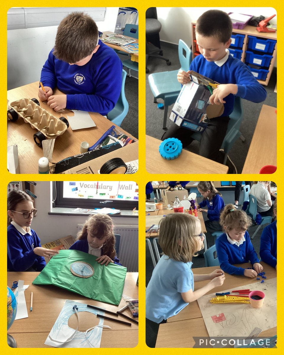 Year 3 and 4 have been investigating cranks and mechanisms and designing and making something for their green cities #enterprisingcreativecontributors #teamgwenfro #sustainablecities