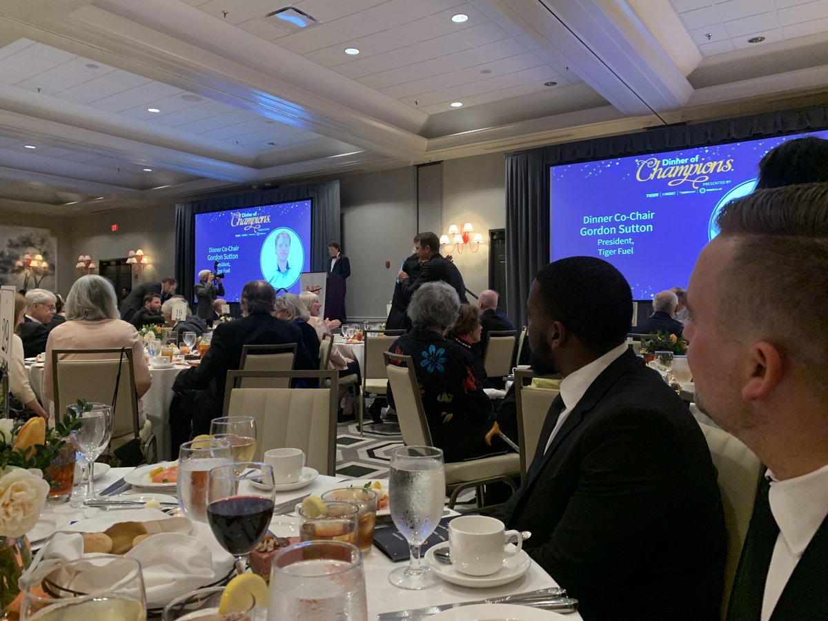 We had a wonderful evening celebrating David Sutton at the <a href="/mssociety/">National MS Society</a> Dinner of Champions. Gordon and Taylor did an amazing job and we loved getting to know them better through their stories of their dad. We are thrilled to have a partner like them!

#GoHoos 🔶⚔️🔷