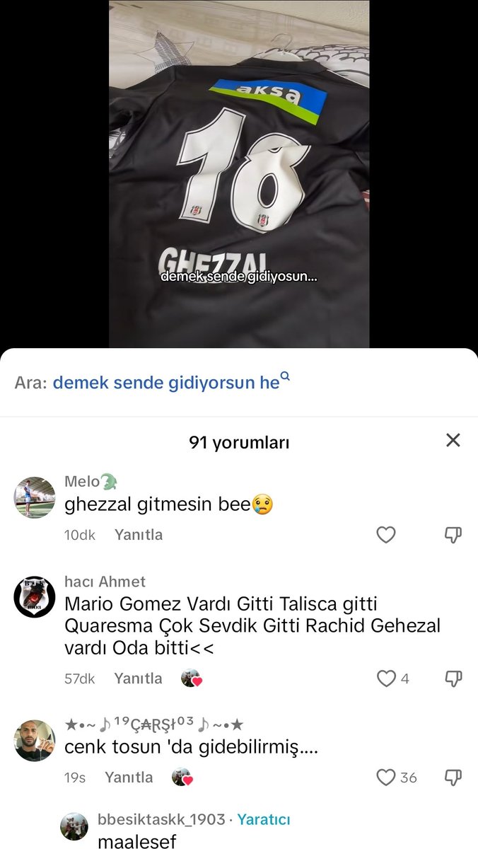 Cenk Tosun'da gidebilirmiş... yazan var kafayı yersin amk