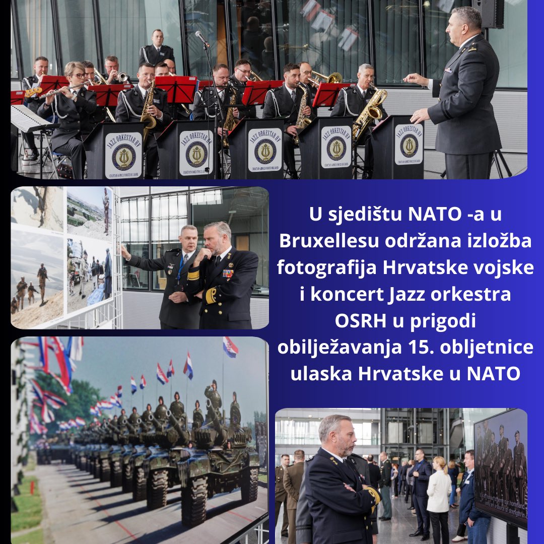Danas u sjedištu #NATO-a  #hrvatskavojska🇭🇷 #WeAreNATO