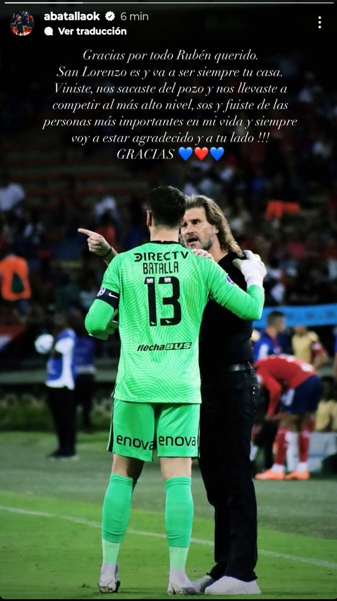 SanLorenzoRedes's tweet image. Batalla subió esta historia a su Instagram agredenciendo por todo a Insúa.