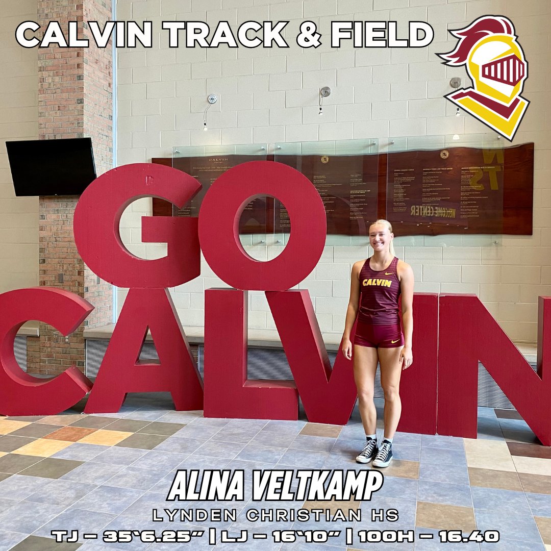 We're incredibly excited to welcome Alina Veltkamp to our Knights Family and the Calvin Class of 2028! #GoCalvin