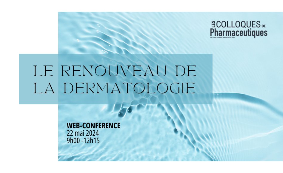 📢Des nouvelles de notre partenaire @Pharmaceutiques Invitation à la Web-Conférence 'Le renouveau de la dermatologie ' 📆 le mercredi 22 mai 2024 ⏰ de 9h00 à 12h15 🖥️ en distanciel - gratuit #tech #esante #hcsmeufr #dermato #IA #AI ✔️eventbrite.fr/e/web-conferen…