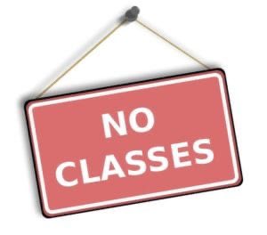 Just a reminder there are NO pre k classes Monday 4/15 & Thursday 4/18