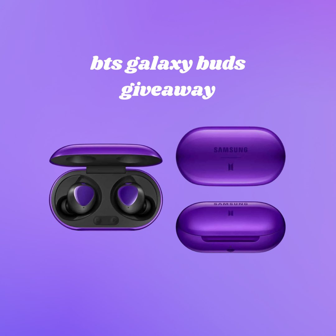 ⭑ Galaxy Buds Giveaway ⭑ ⋆ 1 winner ♡ ⋆ retweet & like ⋆ followers only — worldwide | ends April 27