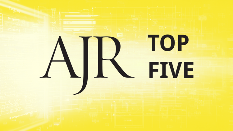 🪄Get ready to be amazed! Here are the five most read articles that had people talking this week. #AJR_Radiology