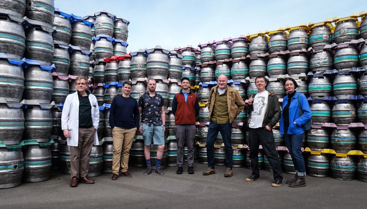 It was a pleasure to welcome the team from local Sussex Brewery @burningskybeer for a tour today! We hope you enjoyed your visit, great to see you as always! 🍺