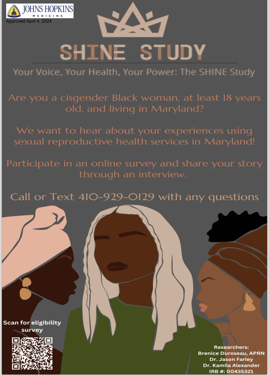 I’m so excited to share my dissertation: SHINE Black Women is finally LIVE! Please share and consider enrolling if you meet eligibility criteria. I am also more than willing to drop off flyers & pitch my project online or in person, so do not hesitate to reach out.