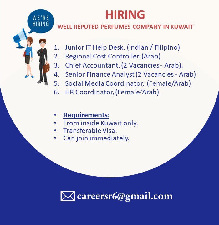 From inside Kuwait only 🇰🇼

#Kuwait #jobs #careers #hiring #Kuwait_jobs #job #recruitment #vacancy #join #employment #kwt #TheJobYard #q8 #the_job_yard  #career #recruiting #job_search #joinus #jobs_in_kuwait #hr #cv #jobshiring #thejobyard1 #kuwait_ads #kwtjobs #kuwaitcity