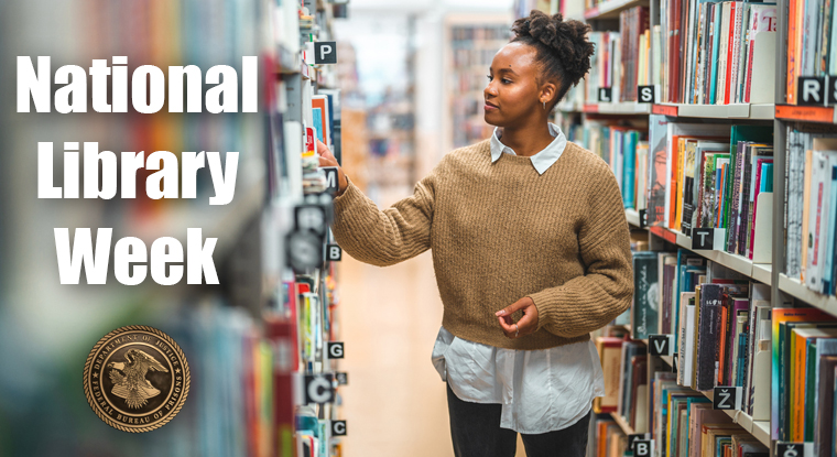 OfficialFBOP's tweet image. 📚 Libraries are more than just books—they&apos;re safe havens, digital gateways, and historical preservers. Let&apos;s celebrate their invaluable contributions to our communities during National Library Week!  #NationalLibraryWeek #LibrariesTransform #NLW