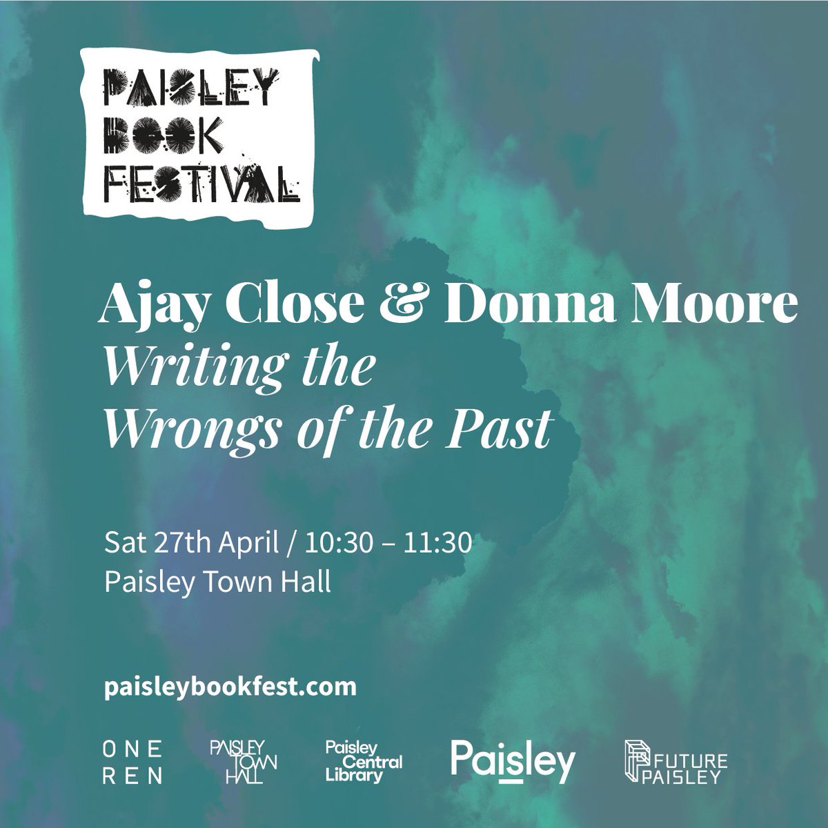 Writing the Wrongs of the Past with @AjayClose @BadsvilleBroad 27 Apr 24 @BookPaisley Introducing new crime thrillers from two of Scotland’s most exciting novelists, exploring how the criminal justice system has served - and failed to serve - women. renfrewshireboxoffice.ticketsolve.com/ticketbooth/sh…