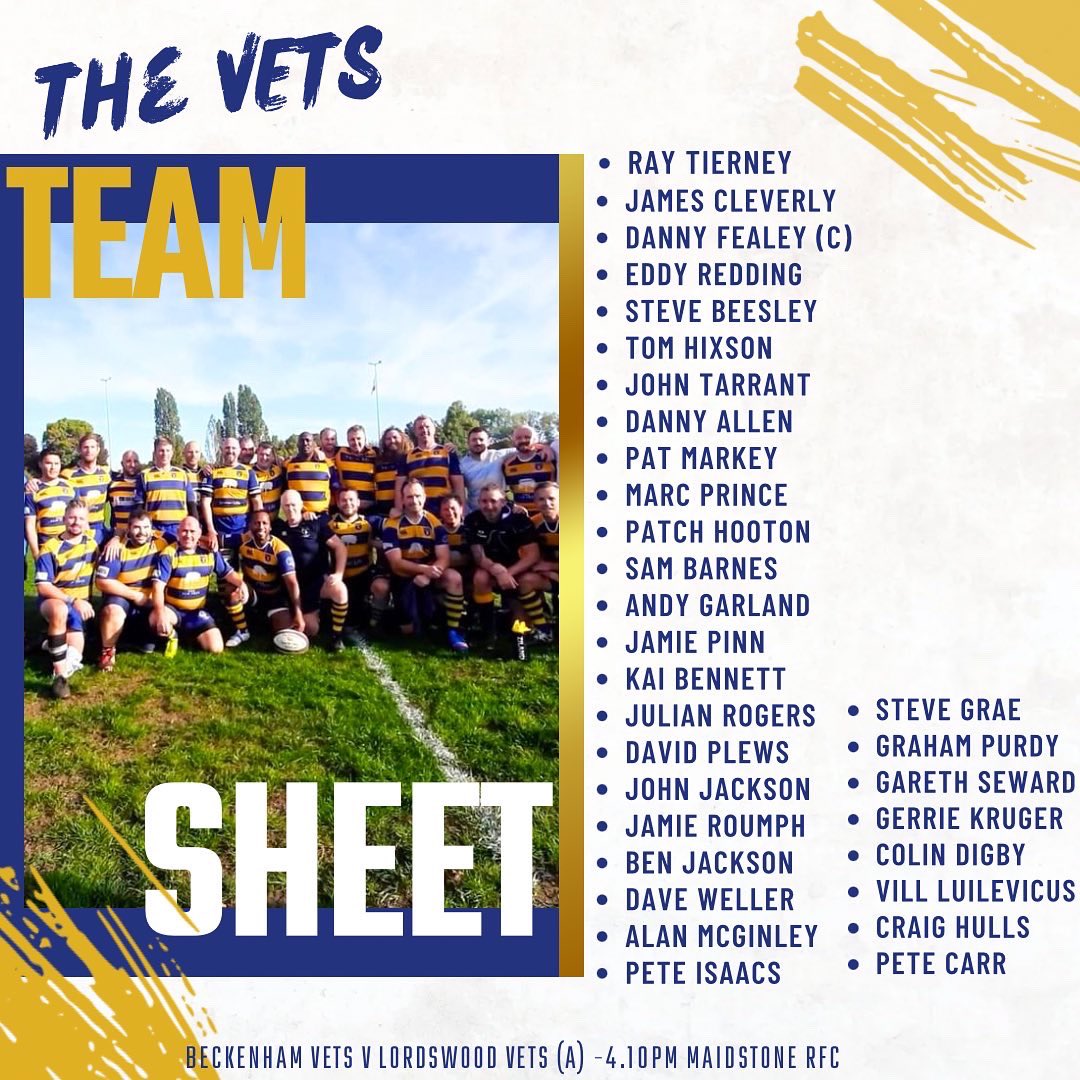 ⬇️ Team News ⬇️ First round of the Papa Johns Cup for the 1st XV 🆚@SouthendSaxons 🏟️Home- Balmoral Ave ⏰3pm And the Vets XV are in final of the Spitfire Shephard Neame Cup 🆚@lordswoodrfc 🏟️Maidstone RFC ⏰4.10pm #blueandgold