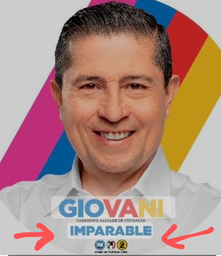 ¡IMPARABLE!
Giovani Gutiérrez utiliza el eslogan de su administración para publicitar su imagen en campaña lo cuál es violatorio de ley y anula su candidatura.
<a href="/INECDMX/">INE CDMX</a> <a href="/FEPADE_CDMX/">Fiscalía Electoral de la Ciudad de México</a> <a href="/hdelamadrid/">Hannah de Lamadrid</a> <a href="/CitlaHM/">Citlalli Hernández Mora</a> <a href="/Sebas_RM/">Sebastián Ramírez Mendoza</a> <a href="/CCastilloPerez1/">Carlos Castillo</a> @reformaciudad <a href="/lajornadaonline/">La Jornada</a> <a href="/CapitalMX_/">CapitalCDMX</a>