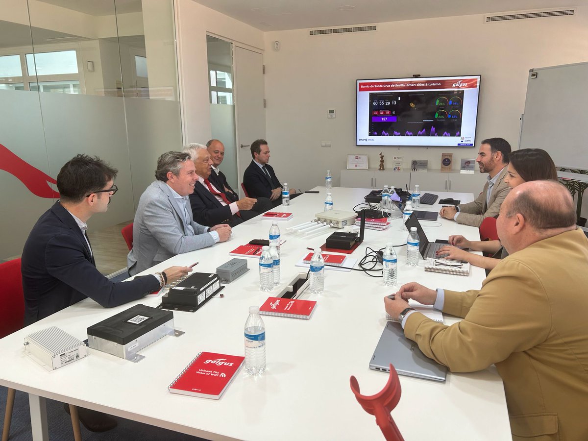 Ha sido un honor recibir en nuestras oficinas a representantes de la @camaradesevilla y de la Agencia Empresarial para la Transformación y el Desarrollo Económico (TRADE) de la @AndaluciaJunta. ¡Muchas gracias por el interés mostrado! #Galgus #Sevilla #Andalucía