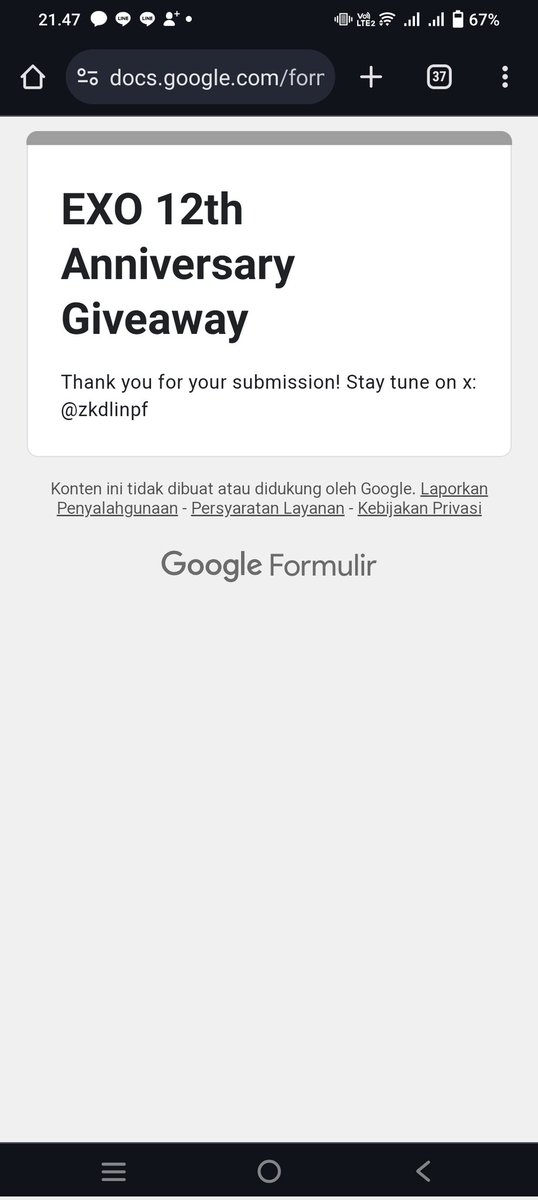 @zkdlinpf Done all rules kak, sehat dan lancar rejekinya, diberikan segala kebaikan, sukses selalu, wish me luck😭❤

HAPPY 12TH ANNIVERSARY EXO
12 YEARS ON EXO PLANET

#WithEXOForLife
#12YearsWithEXO
#EXO12thAnniversary 
#엑소와_함께한_열두번째_봄
#우리들의_영원한피터팬_엑소 
@weareoneEXO