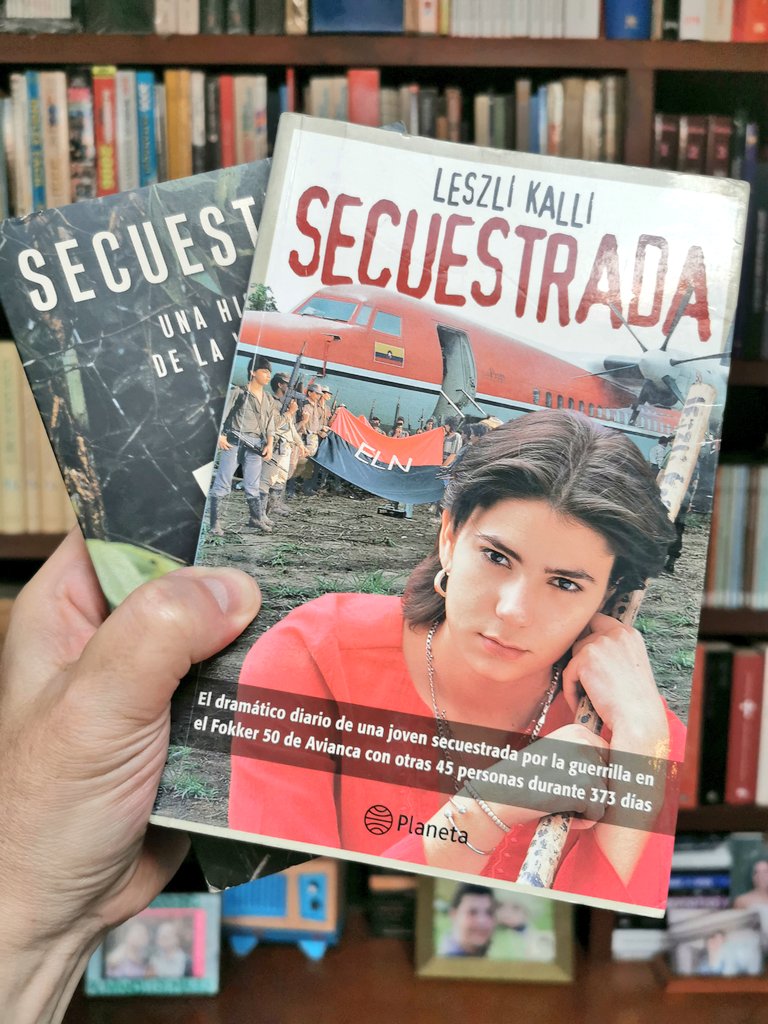 25 años del secuestro del Fokker 50 de Avianca. Hablamos a esta hora en @6AMCaracol con una de las secuestradas, @LeszliKalliL
