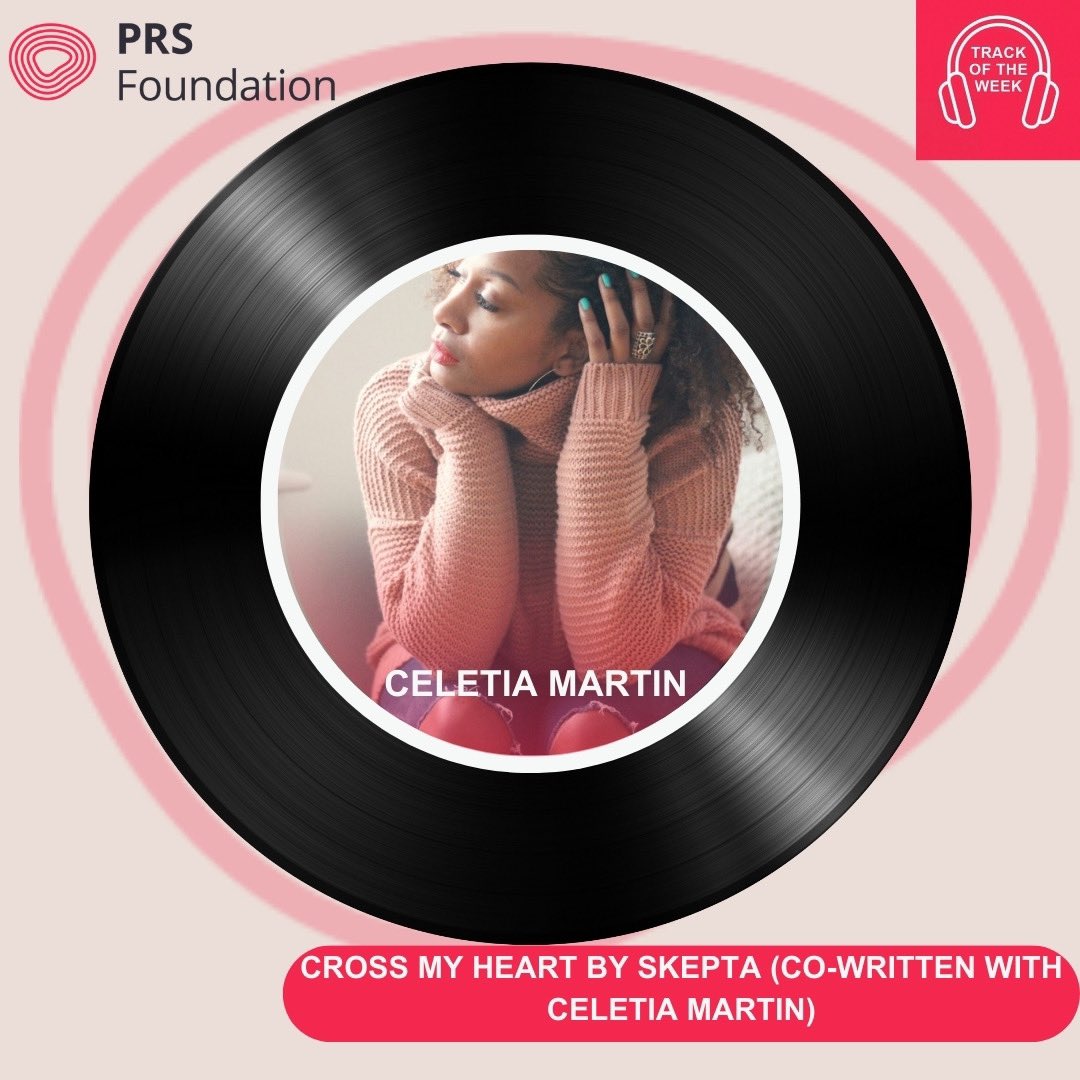 Our #trackoftheweek is ‘Cross My Heart’ by Skepta co-written by previous #Hitmaker grantee @CeletiaMartin. Hitmaker is open for applications & we welcome women & gender diverse writers and producers to apply 💥 Deadline:  Monday, 15th of April 2024 prsfoundation.com/funding-suppor…
