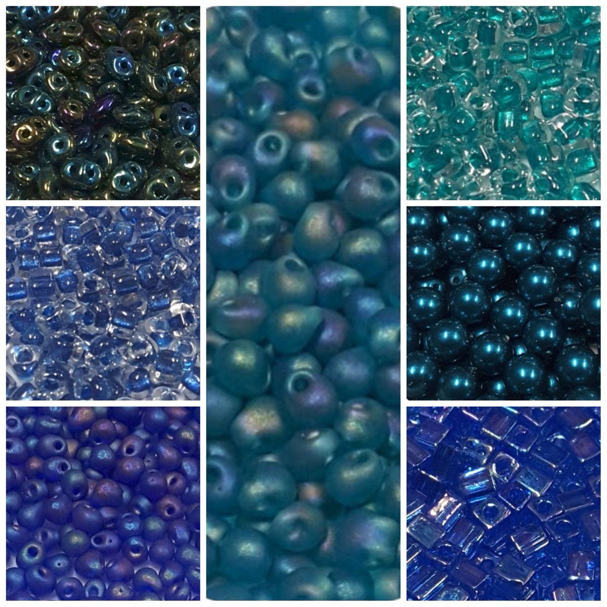 Glass Beads in shades of green and blue from beadmonster.co.uk
#BeadMonster #Beads #EverythingsBetterWithBeads